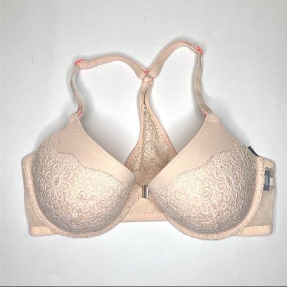 Beautiful Aerie Lace Detailed Nude Bra